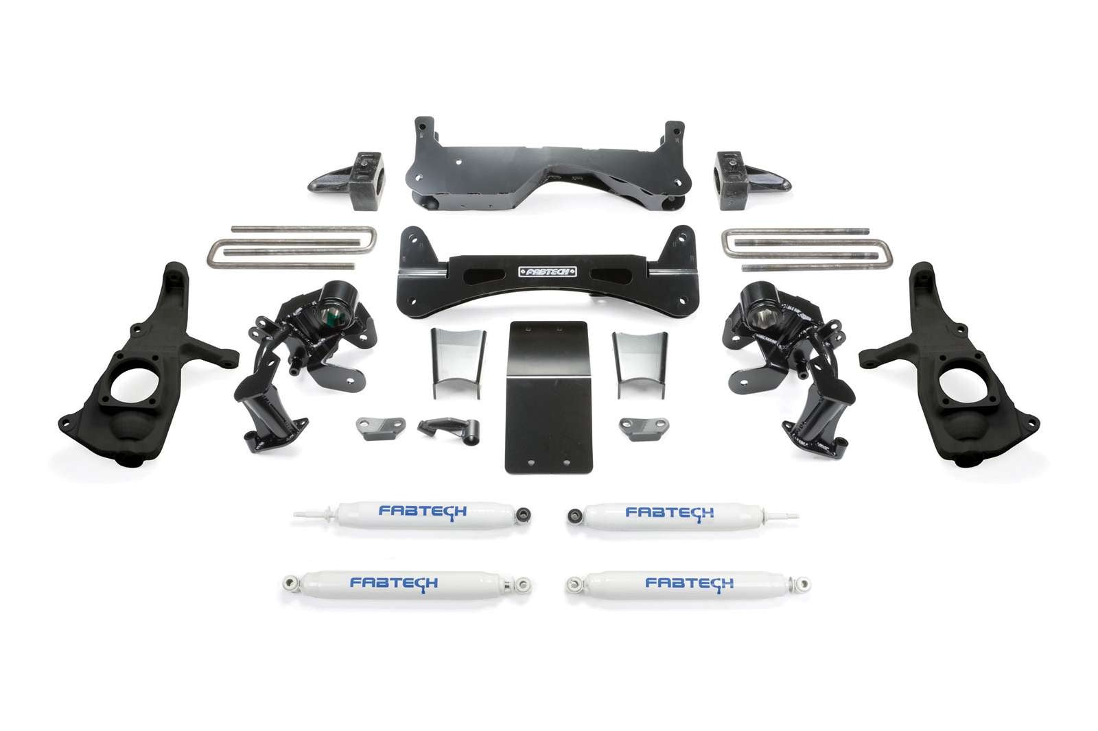 Fabtech 6" RTS System w/Performance Shocks Kit for 2011-2019 Chevrolet Silverado 2500 HD 4WD RWD w/6" lift