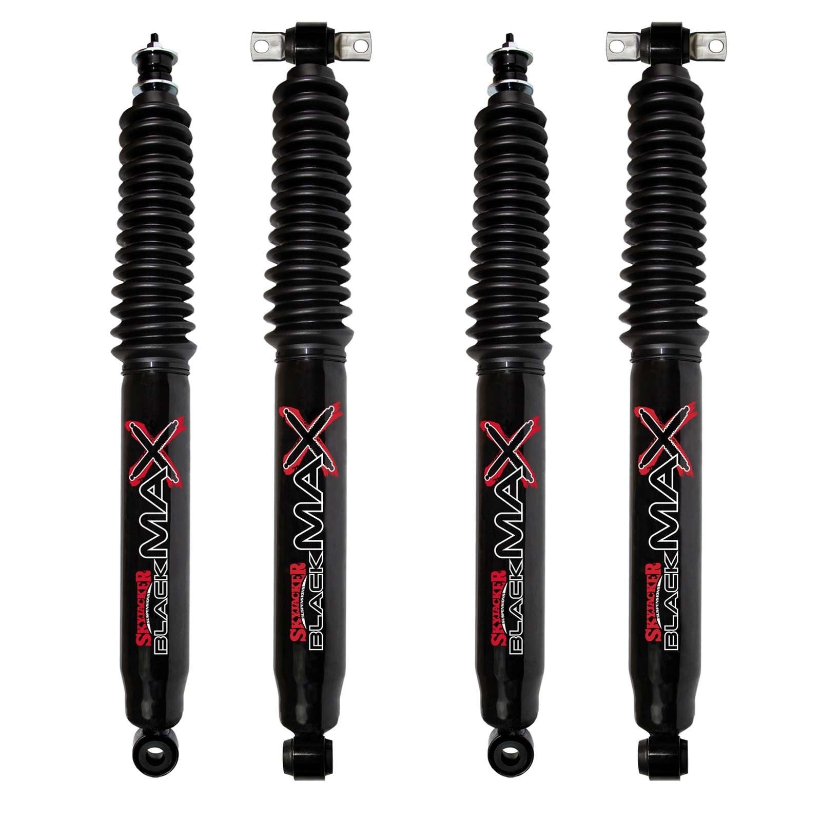 Skyjacker Black MAX Hydro Shocks Set for 2007-2018 Jeep Wrangler JK 4WD