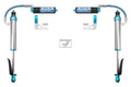 King Shocks 2.5 Performance w/ Remote Reservoir Shocks Rear Pair for 2024-2026 Lexus GX550 4WD RWD
