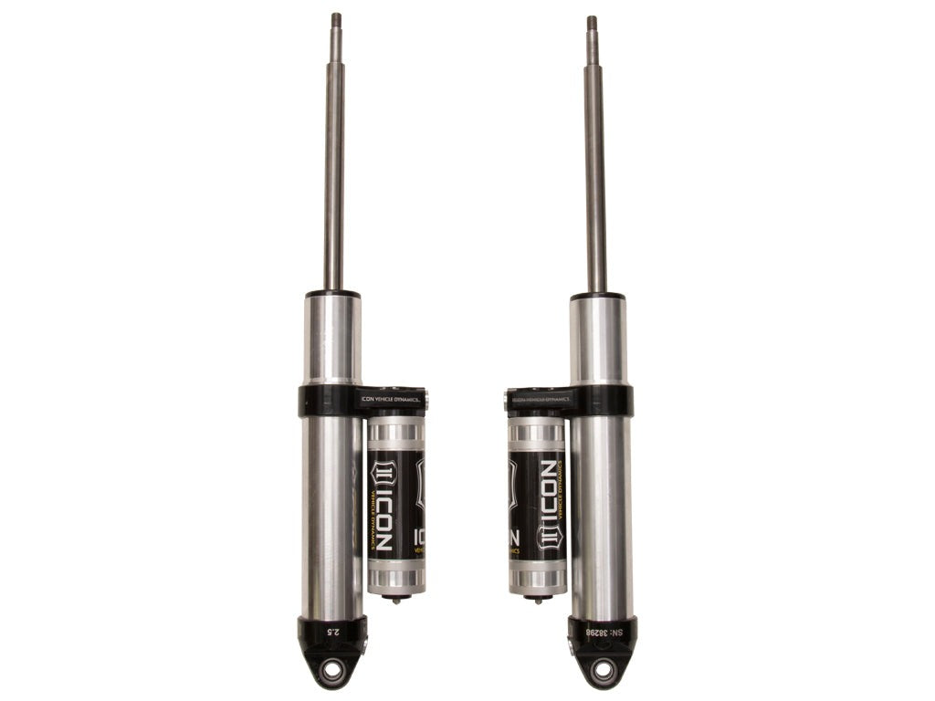 Icon 2.5 Piggyback Reservoir Shocks Pair for 2014-2018 Ram 2500 w/2" lift