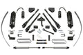 Fabtech 8" 4 Link System w/Front Dirt Logic 4.0 Coilovers w/Reservoir & Rear 2.25 Shocks Kit for 2017-2024 Ford F250 Super Duty 4WD w/8.0" lift w/Overload