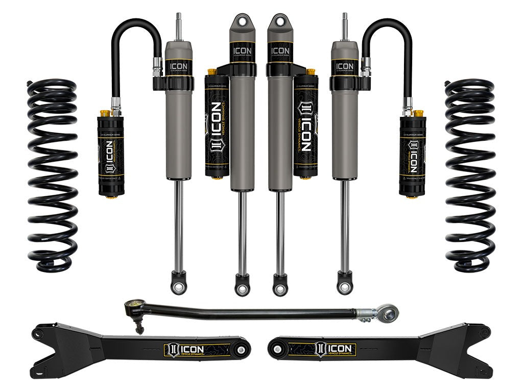 Icon 2.5" Stage 4 Suspension System w/Radius Arms Kit for 2023-2026 Ford F350 Super Duty Diesel