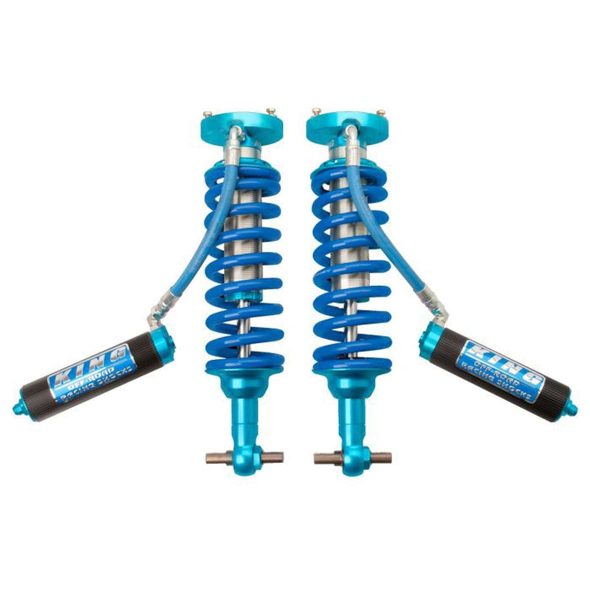 King Shocks 2.5 Performance Coilovers w/ Remote Reservoir Front Pair for 2019-2024 Chevrolet Silverado 1500 4WD