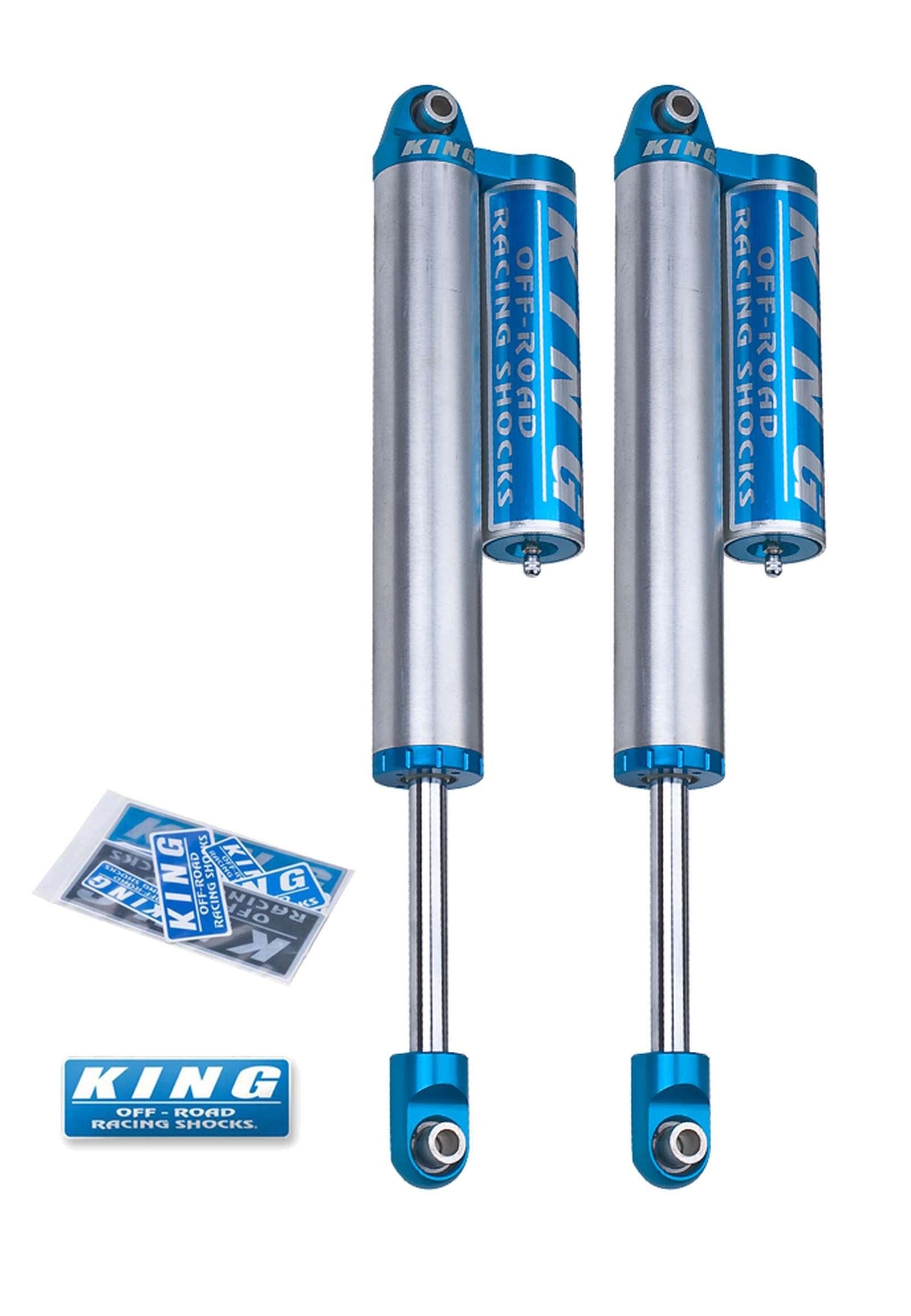 King Shocks 2.5 Performance Piggyback Shocks Rear Pair for 2000-2010 Chevrolet Silverado 2500 HD 4WD