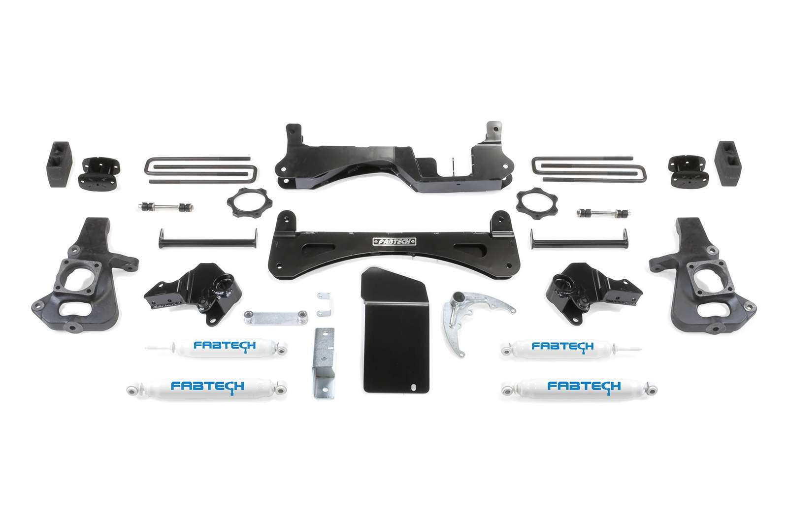 Fabtech 6" RTS System w/Performance Shocks Kit for 2001-2010 Chevrolet Silverado 2500 HD 4WD RWD w/6" lift