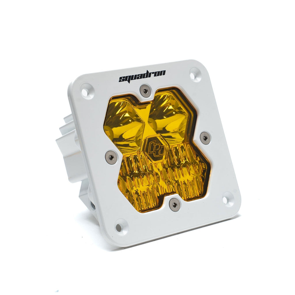 Squadron 2.0 Sport White Flush Mount LED Auxiliary Light Pod (Single)