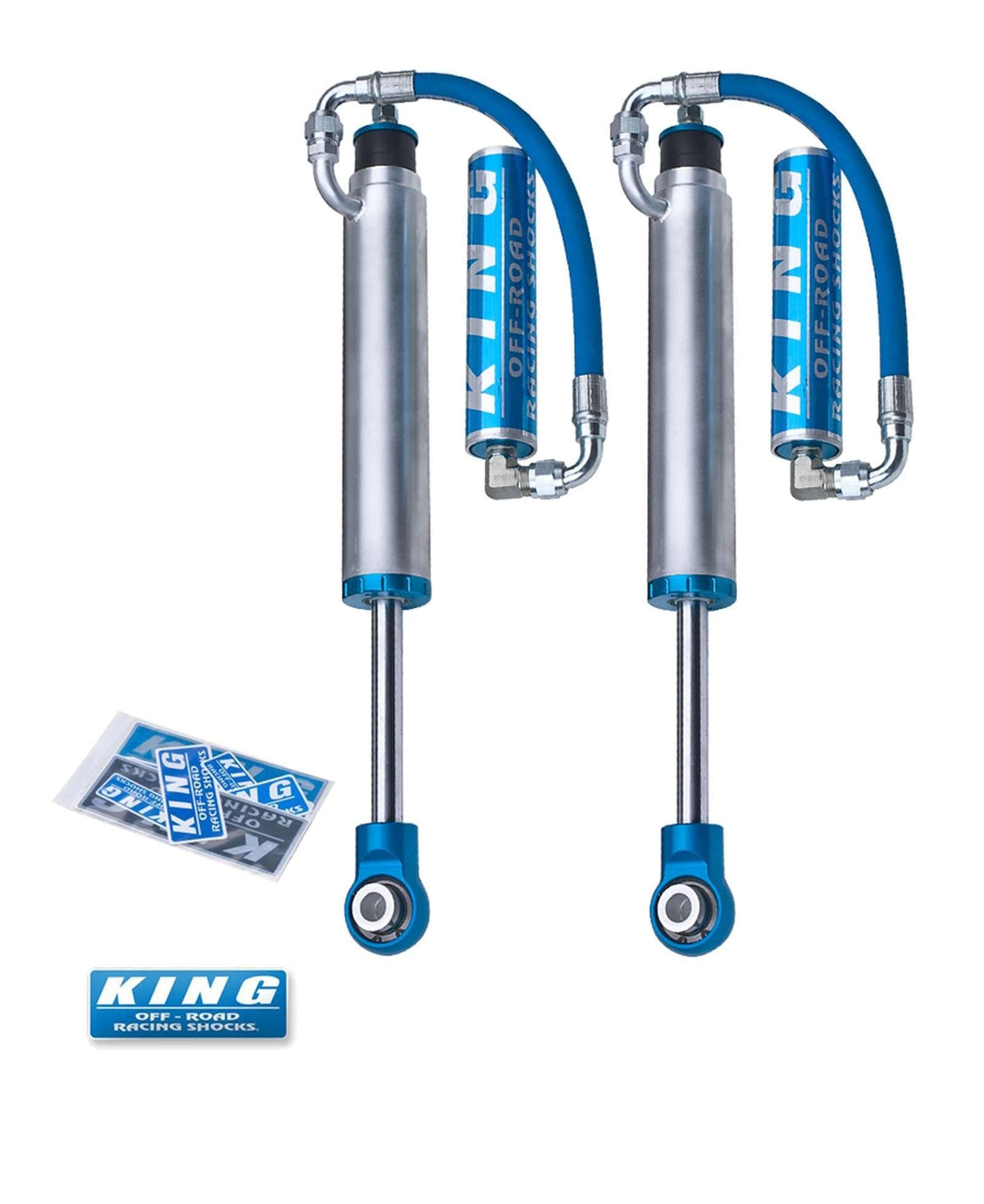 King Shocks 2.5 Performance w/ Remote Reservoir Shocks Rear Pair for 2003-2009 Toyota Land Cruiser 120 4WD