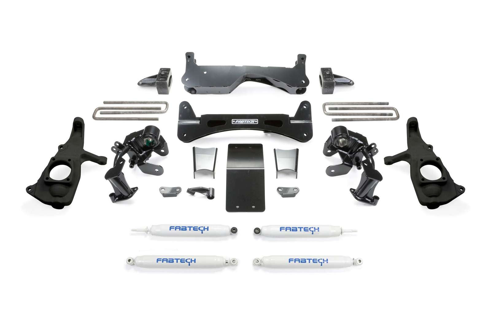 Fabtech 6" RTS System w/Performance Shocks Kit for 2011-2019 Chevrolet Silverado 3500 HD 4WD RWD w/6" lift