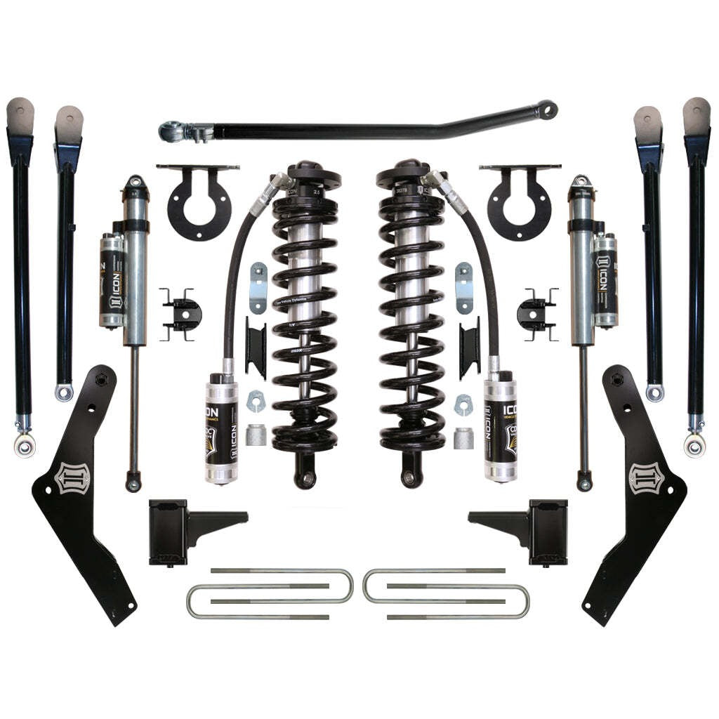 ICON K63134 Stage 4 Coilover Conversion System Ford F250/F350 4-5.5" Lift