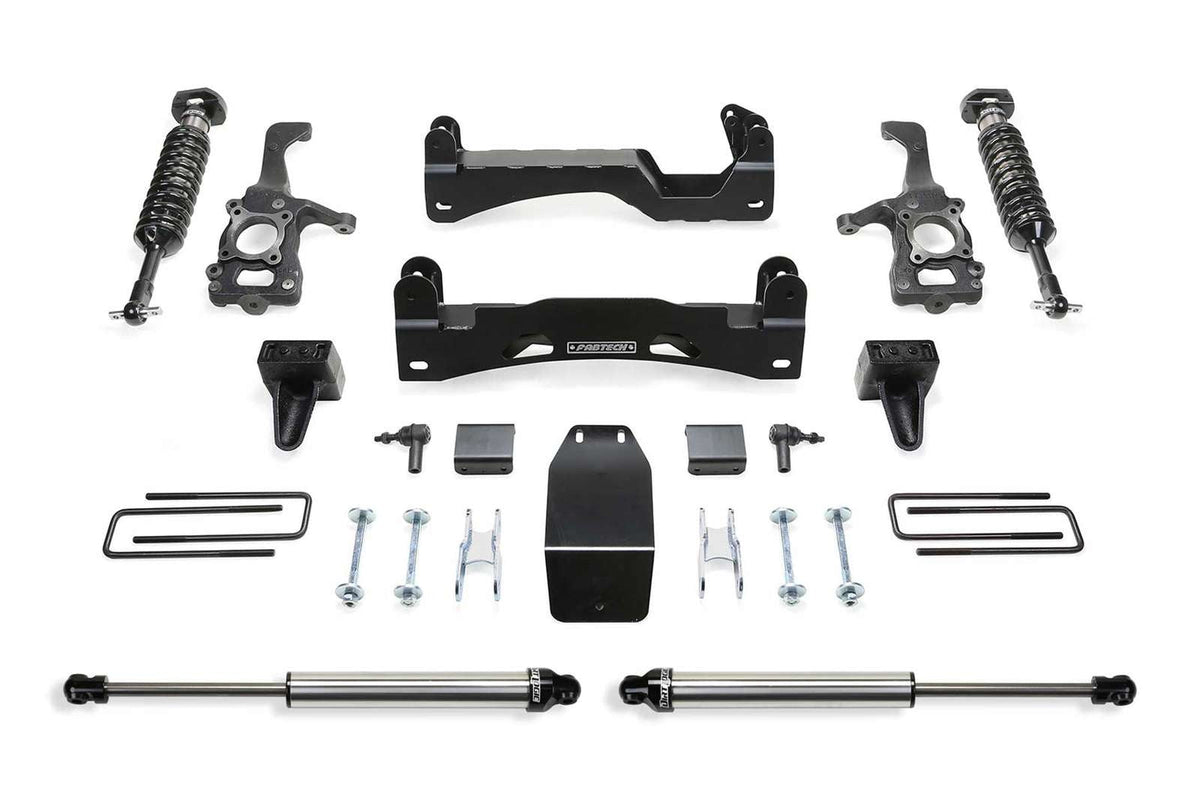 Fabtech 6" Performance System w/Front Dirt Logic 2.5 Coilovers & Rear 2.25 Shocks Kit w/6" lift 2015-2020 Ford F-150 4WD