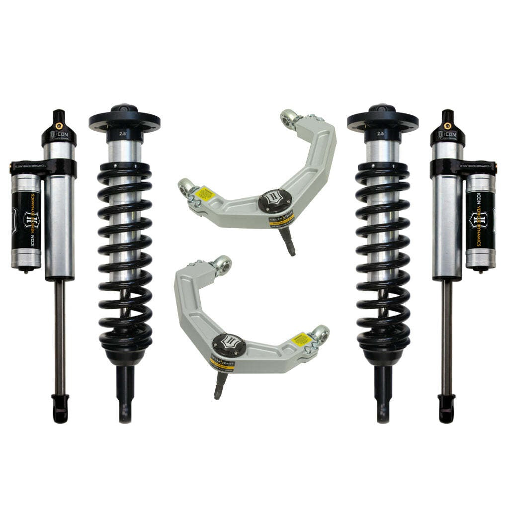 ICON K93003 Stage 3 Suspension System Billet UCA Ford F150 4WD 0-2.63" Lift