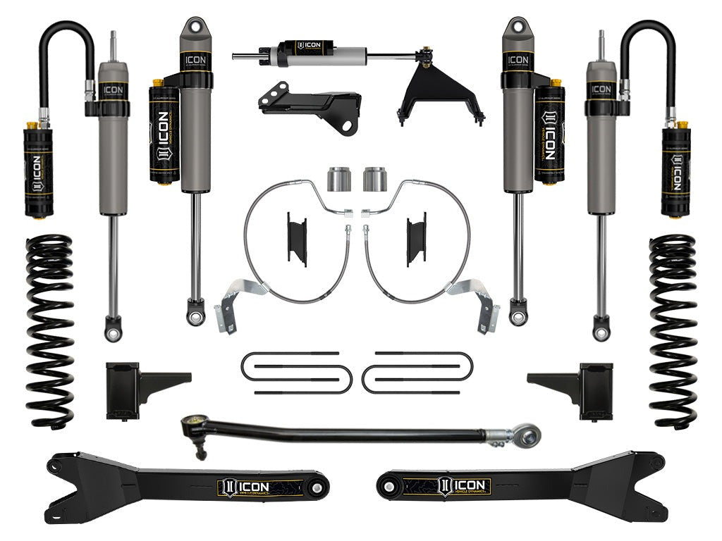 Icon 4.5" Stage 5 Suspension System w/Radius Arms Kit for 2023-2025 Ford F250 Super Duty Gas