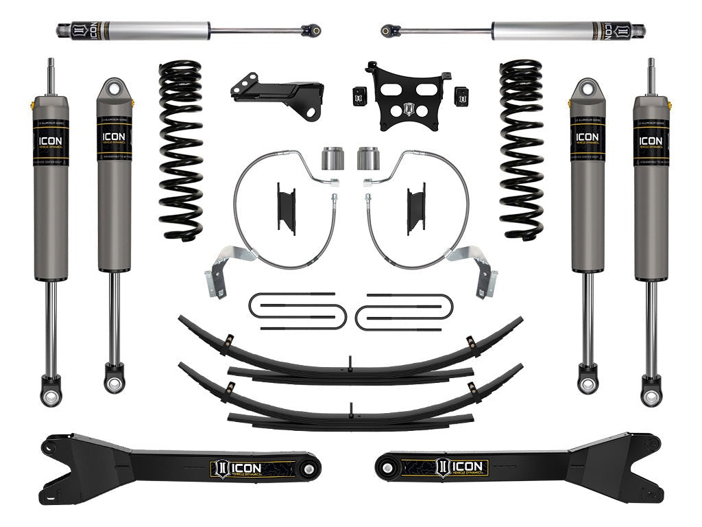Icon 4.5" Stage 3 Suspension System w/Radius Arms + Expansion Pack Kit for 2023-2026 Ford F350 Super Duty Gas