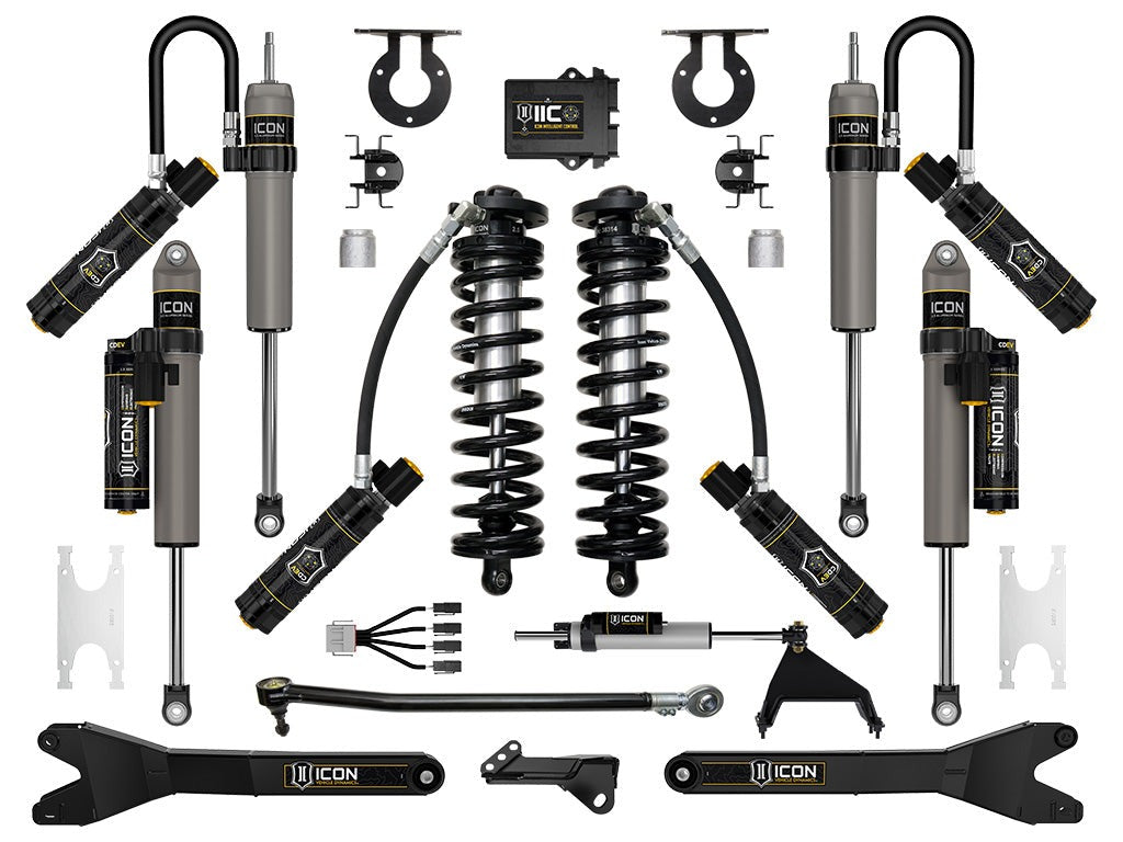 Icon 2.5-3" Stage 7 Coilover Conversion System w/Radius Arms Kit for 2023-2026 Ford F350 Super Duty Diesel