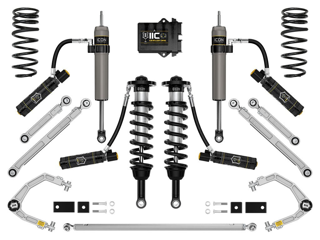 Icon 3-4.5" Stage 12 Suspension System w/Billet TRD Pro Kit for 2023-2025 Toyota Sequoia 4WD