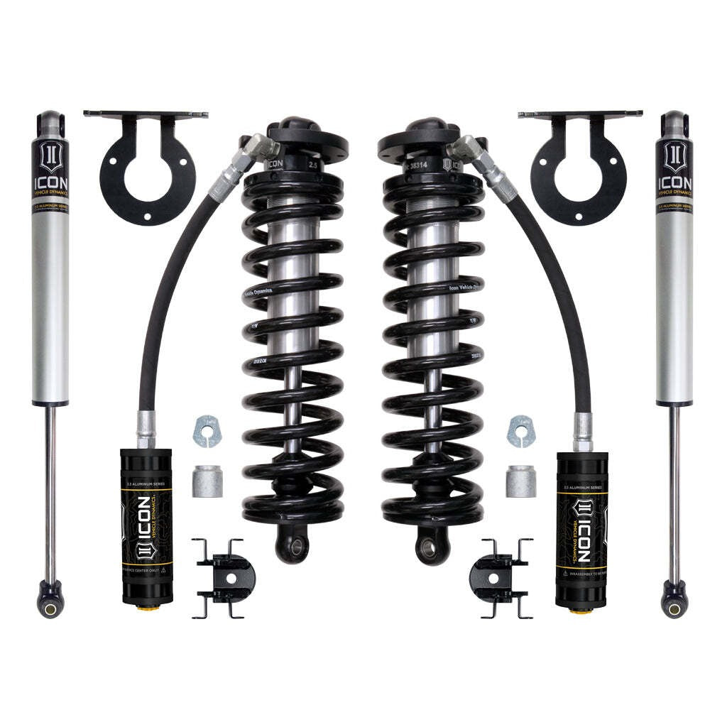 ICON K63141 Stage 1 Coilover Conversion System Ford F250/F350 4WD 2.5-3" Lift