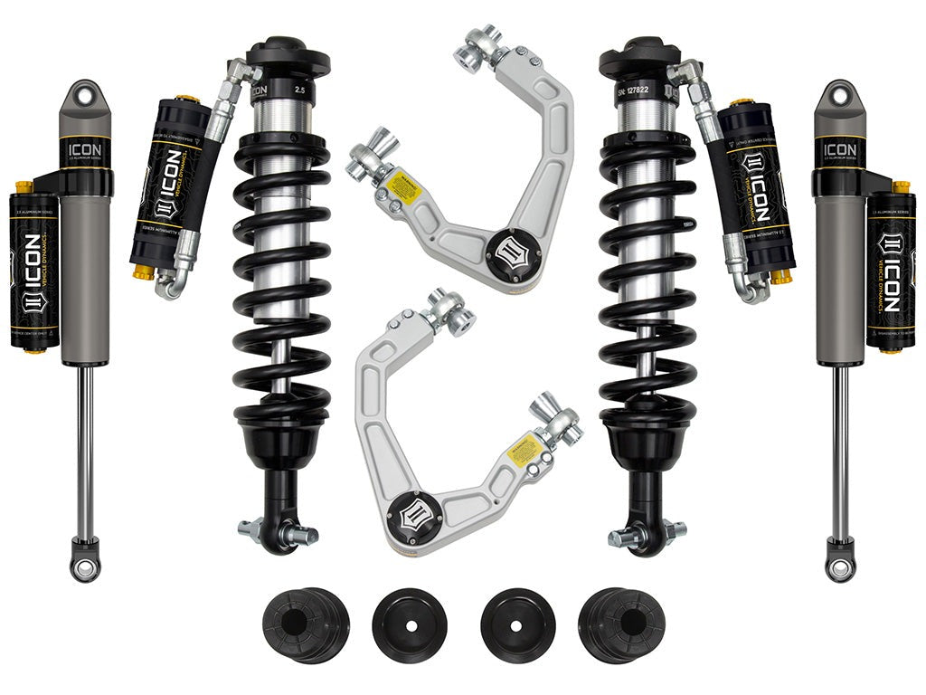 Icon 0-3.5" Stage 5 Suspension System w/Billet UCA Al Knuckle Kit for 2019-2021 Ford Ranger