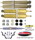 KONI FSD 4 RV Shock, Safe T Plus Steering Stabilizer, & Sway Bar Kit Ford E350/450 Chassis 92-08