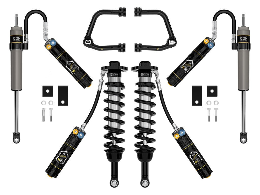 Icon 2-3.5" Stage 9 Suspension System w/Tubular CDXS Kit for 2022-2024 Toyota Tundra 4WD Full Hybrid EV Gas