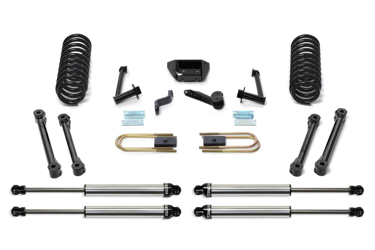 Fabtech 6" Performance System w/Dirt Logic Shocks Kit for 2009-2013 Ram 3500 4WD w/6" lift