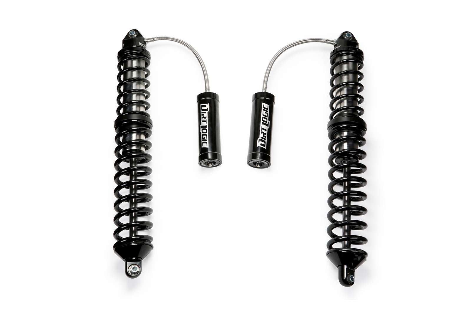 Fabtech Dirt Logic 2.5 Reservoir Coilovers Rear Pair for 2007-2018 Jeep Wrangler JK 4WD w/5" lift