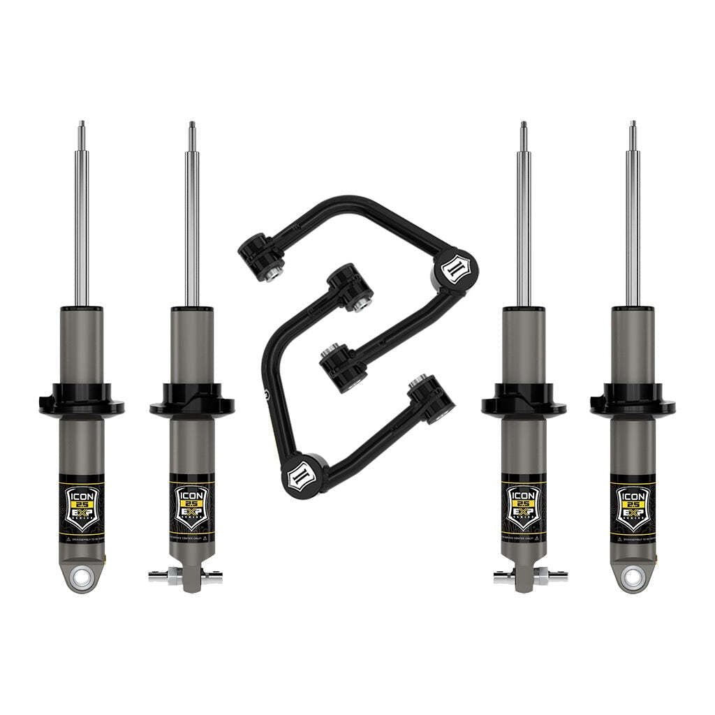 ICON K40012T Stage 2 Suspension System Tubular Ford Bronco HOSS 2.0 Pkg 0-2" Lift