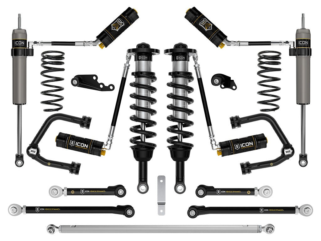 Icon 1.25-3" Stage 9 Suspension System w/CDCV Tubular Kit for 2024-2025 Lexus GX550