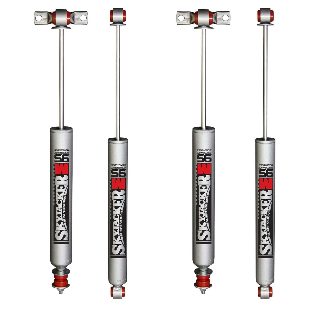 Skyjacker M95 Monotube Gas Shocks Set for 1986-1992 Jeep Comanche 4WD RWD MJ
