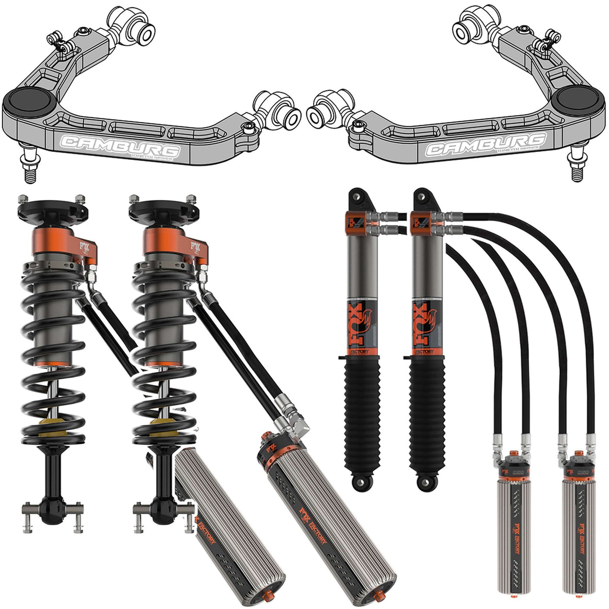 KINETIK Performance Lift Kit w/ FOX 3.00" Factory DSC