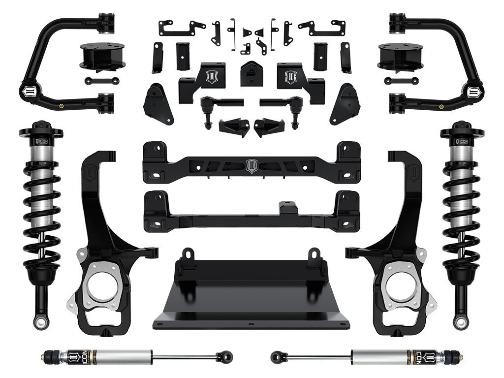 Icon 6" Stage 2 Suspension System w/Tubular UCA Kit for 2022-2024 Toyota Tundra