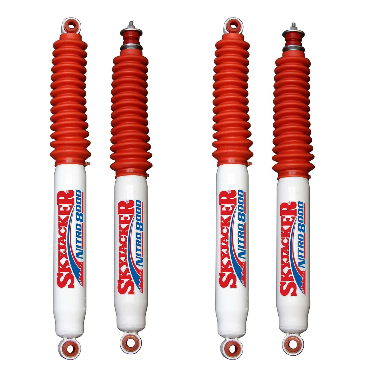 Skyjacker N8000 Nitrogen Gas Shocks Set for 2001-2010 Chevrolet Silverado 2500 HD 4WD