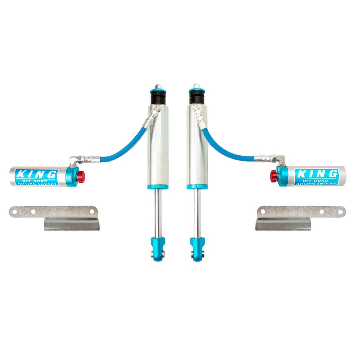 King 25001-259A Front 2.5 Remote Res. Shock w/Adjuster (Pair) Toyota Land Cruiser 100