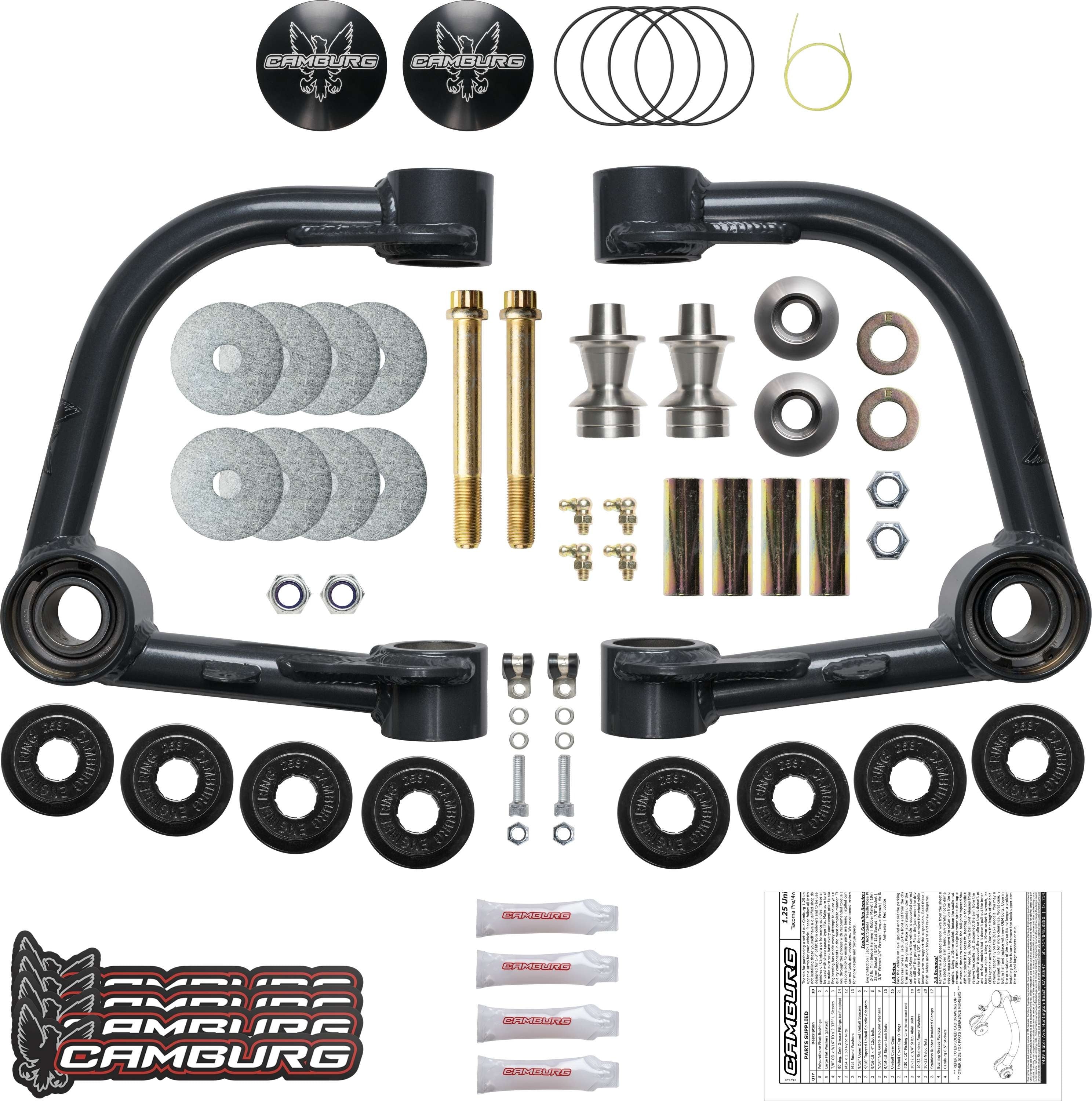 1.25" Performance Uniball Upper Arms (w/ covers)