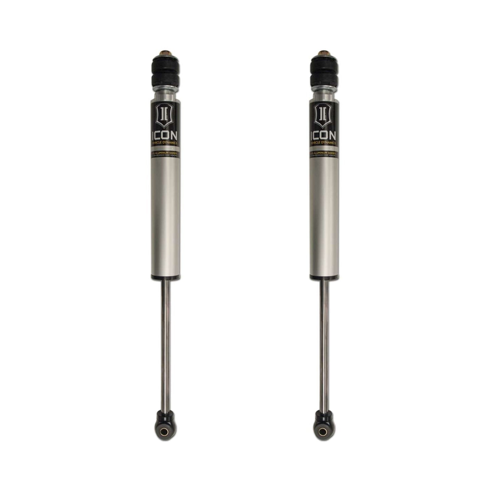Icon 2.0 Internal Reservoir Shocks Front Pair for 2001-2010 GMC Sierra 2500 HD 4WD RWD