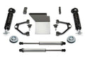 Fabtech 4" Budget UCA System w/Front Dirt Logic 2.5 Coilovers & Rear 2.25 Shocks Kit for 2007-2014 GMC Yukon 4WD RWD w/4" lift