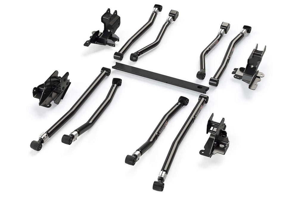 Teraflex Alpine IR Adjustable 8-Arm Long Control Arm and Bracket Kit for 2018-2024 Jeep Wrangler JL 4WD w/3-6" lift