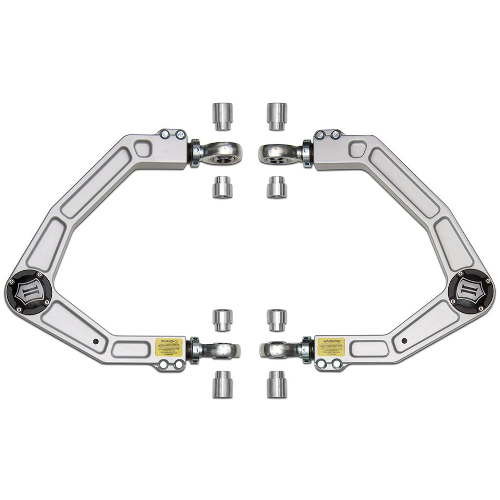 ICON 98562DJ Ford Raptor Billet Upper Control Arm/Delta Joint Kit