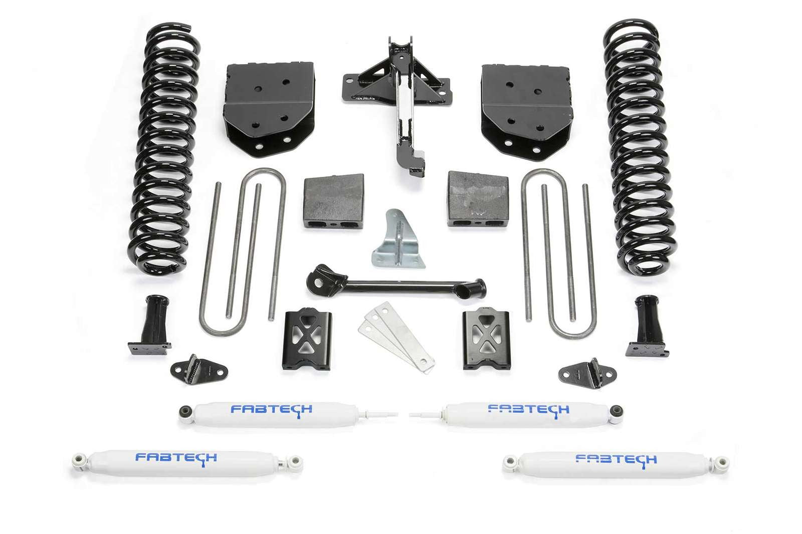 Fabtech 6" Basic System w/Performance Shocks Kit for 1999-2004 Ford F250 Super Duty 4WD w/6" lift