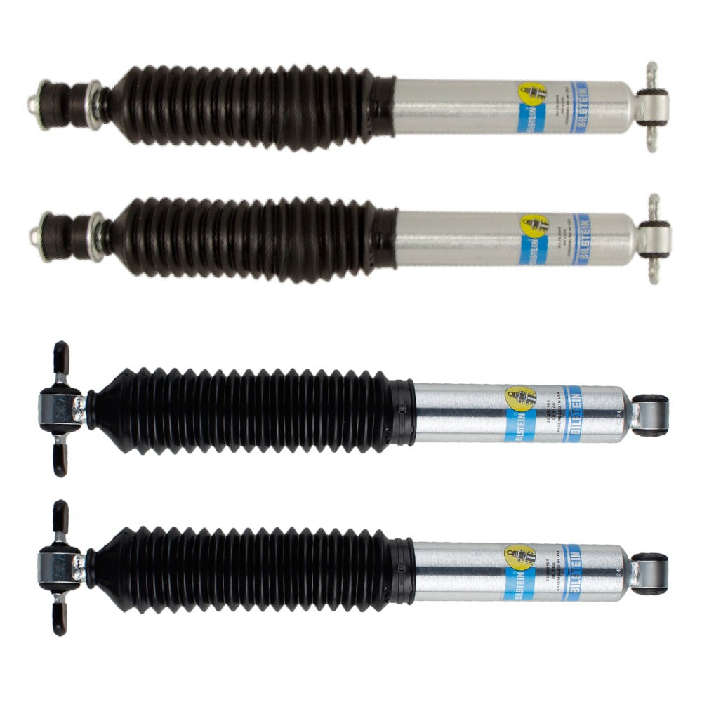 Jeep Wrangler Complete Set Front and Rear B8 5100 Lifted Shock Absorbers (With 3" Front and Rear Lift)