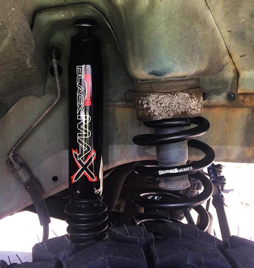 Skyjacker Black MAX Hydro Shocks Set for 1955-1975 Jeep 3B 4WD