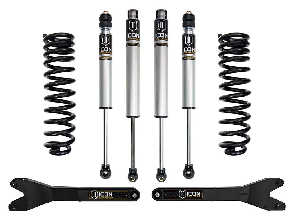 Icon 2.5" Stage 1 Suspension System w/Radius Arms Kit for 2023-2026 Ford F350 Super Duty Diesel