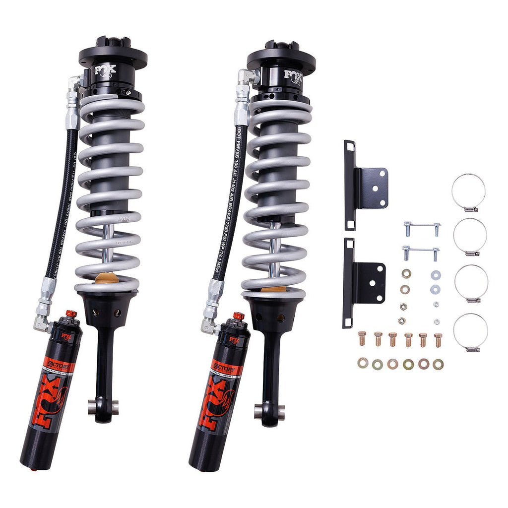 FOX 883-06-232 Front Factory Race 2.5 Internal Bypass Coil-Over Reservoir Shock (Pair) - Adjustable