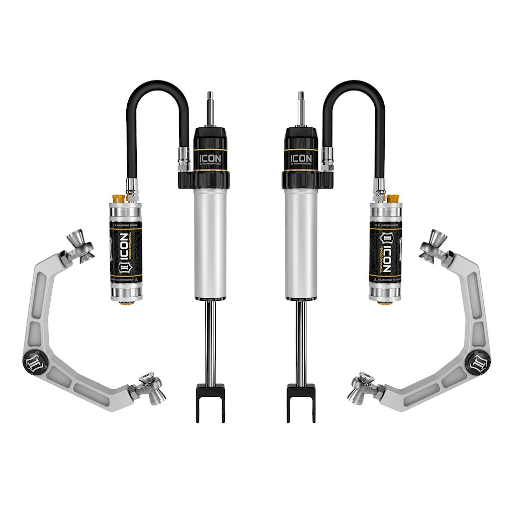 ICON 78735 GM 2500/3500 HD 0-2" Lift 2.5 VS Shock System/CDCV Billet UCA