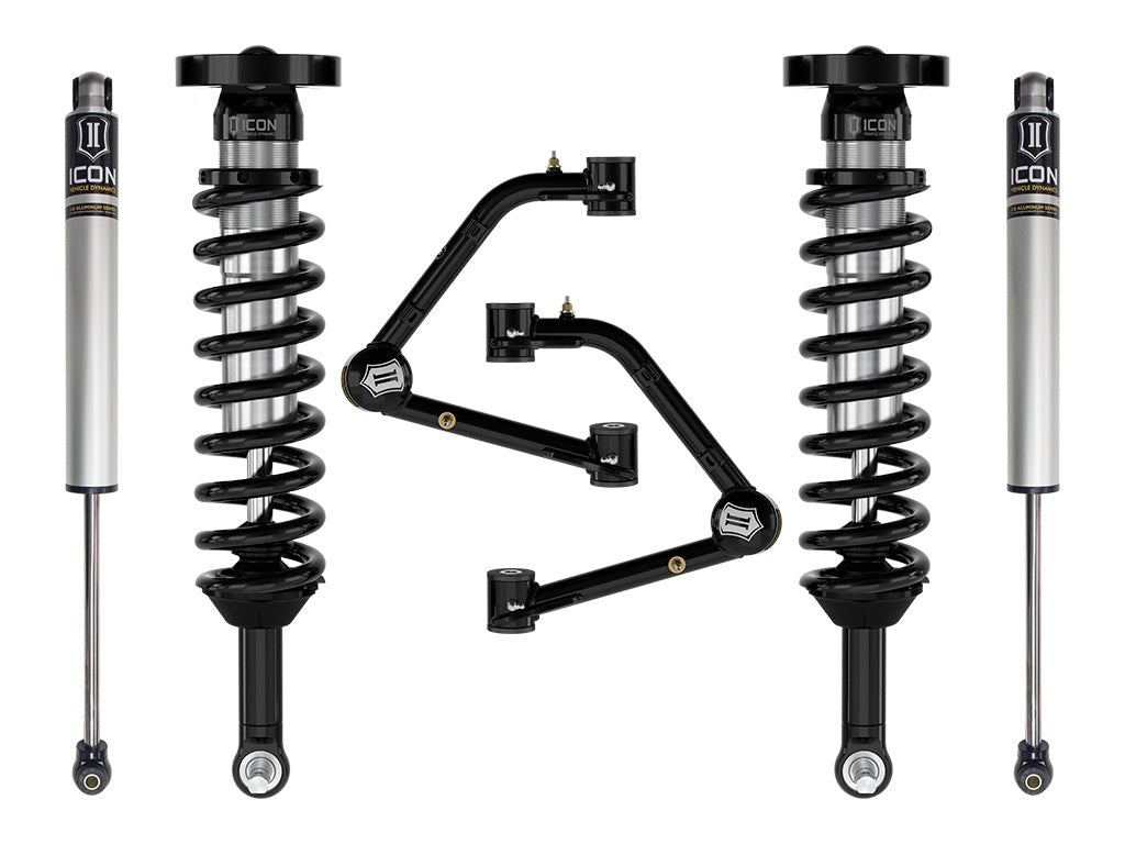 Icon 1.75-2.5" Stage 2 Suspension System w/Tubular UCA Kit for 2023-2024 GMC Canyon Trail Boss