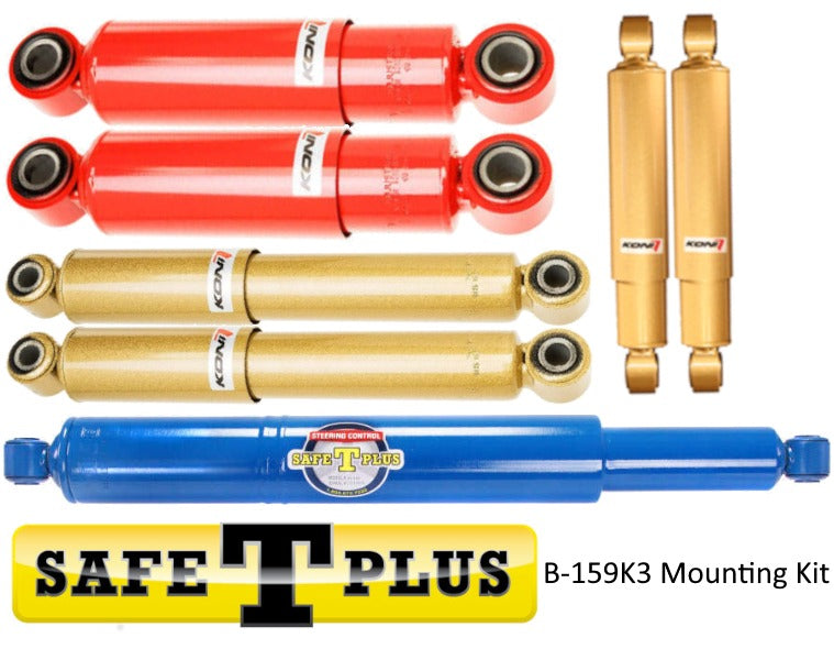 KONI Special D/FSD 6 RV Shock & Safe T Plus Stabilizer Kit Bluebird LX/LXi 16k axle with steerable tag axle