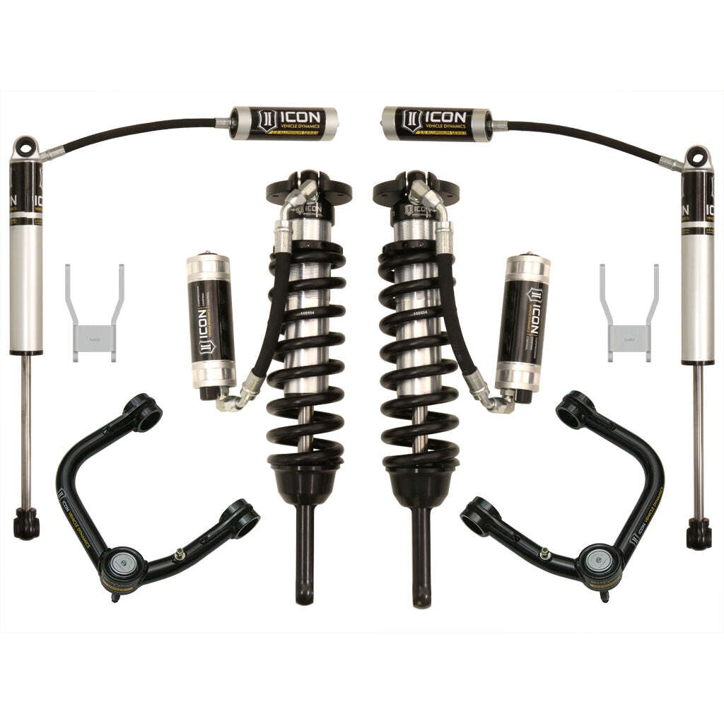 ICON K53145T Stage 5 Suspension System Tubular UCA Toyota Hilux 0-3" Lift