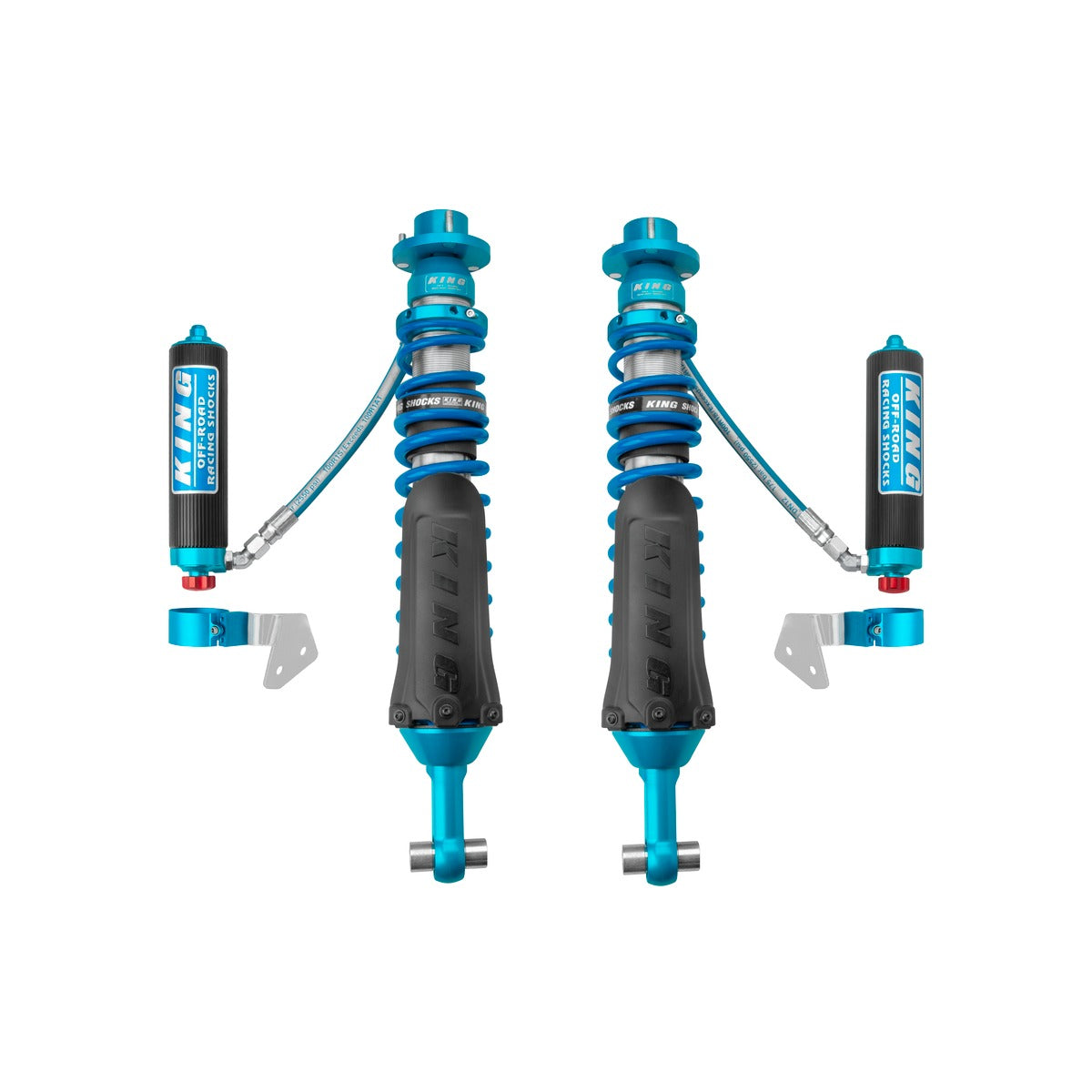 King 25001-393A Rear 2.5 Remote Res. Shock w/Adjusters (Pair) Ford Bronco