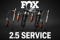 Fox 2.5 Shock Service - Full Set
