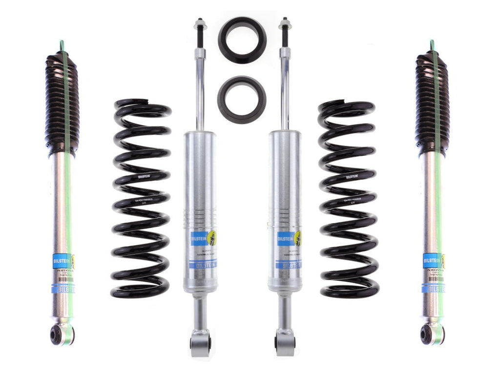 Bilstein 6112 Strut & Spring + Rear 5100 Shocks Set for 2010-2024 Lexus GX460 AWD w/0-2.8" lift