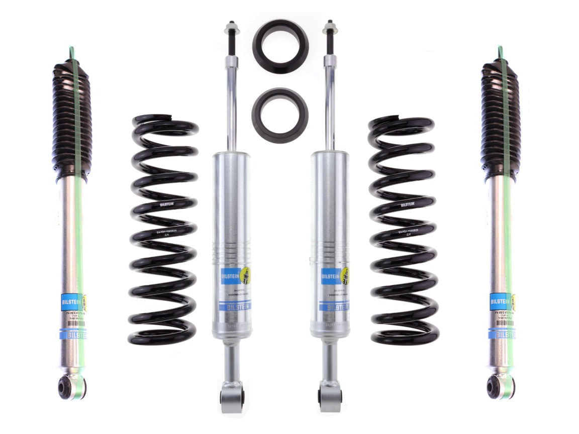 Bilstein 6112 Strut & Spring + Rear 5100 Shocks Set for 2010-2024 Lexus GX460 AWD w/0-2.8" lift